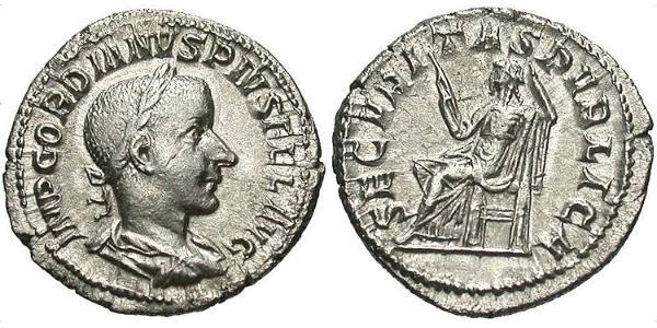  Denier Empire romain (27BC-395) Argent Gordien III(225-244)