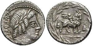  Denier République romaine (509BC-27BC) Argent 
