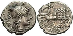  Denier République romaine (509BC-27BC) Argent 