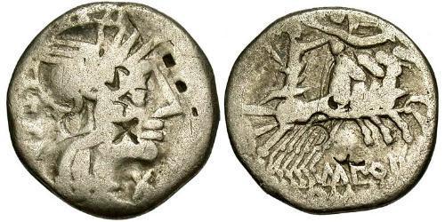  Denier République romaine (509BC-27BC) Argent 