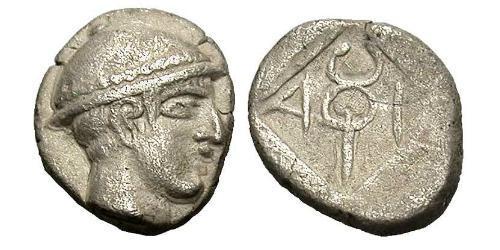  Diobol Antigua Grecia (1100BC-330) Plata 