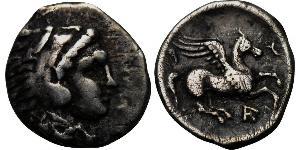  Drachm Antikes Griechenland (1100BC-330) Silber 