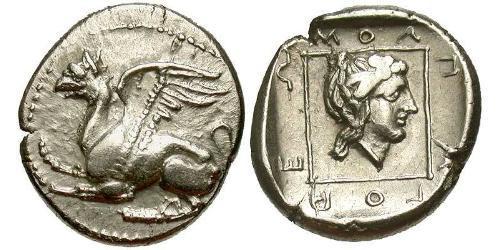  Drachm Antikes Griechenland (1100BC-330) Silber 