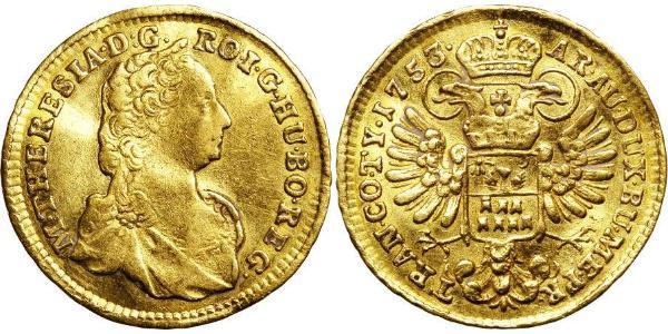  Ducat Principality of Transylvania (1571-1711) / Heiliges Römisches Reich (962-1806) Gold Maria Theresa of Austria (1717 - 1780)