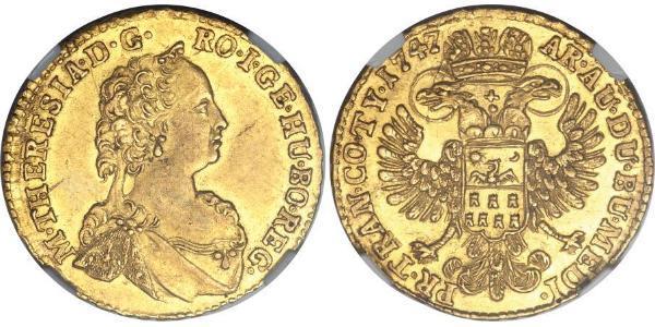  Ducat Principality of Transylvania (1571-1711) / Heiliges Römisches Reich (962-1806) Gold Maria Theresa of Austria (1717 - 1780)