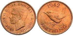  Farthing Reino Unido (1922-) Bronce Jorge VI (1895-1952)