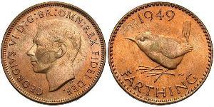  Farthing Reino Unido (1922-) Bronce Jorge VI (1895-1952)