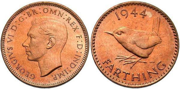  Farthing Reino Unido (1922-) Bronce Jorge VI (1895-1952)