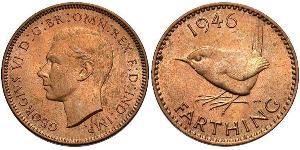  Farthing Regno Unito (1922-) Bronzo Giorgio VI (1895-1952)