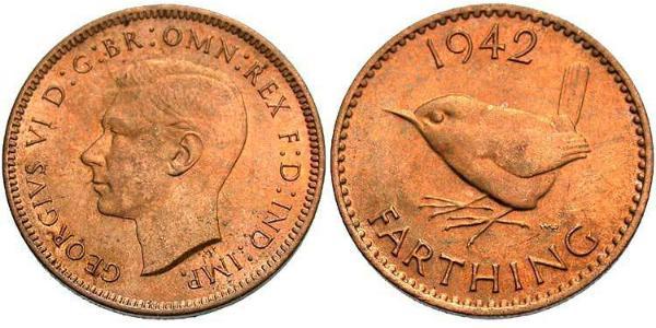  Farthing United Kingdom (1922-) 青铜 乔治六世 (1895-1952)