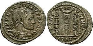  Follis Imperio romano (27BC-395) Bronce Maximino II (270 - 313)