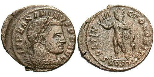  Follis Imperio romano (27BC-395) Bronce Maximino II (270 - 313)