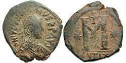  Follis Byzantine Empire (330-1453) Bronze Justinian I (482-565)