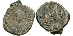  Follis Byzantine Empire (330-1453) Bronze Justinian I (482-565)