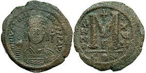  Follis Byzantine Empire (330-1453) Bronze Justinian I (482-565)