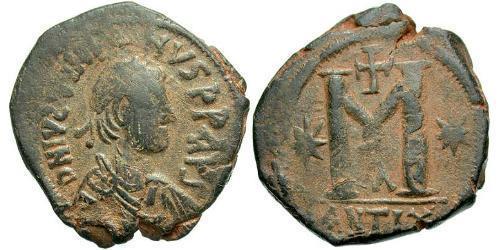  Follis Empire byzantin (330-1453) Bronze Justinien I (482-565)