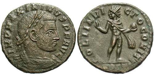 Follis Empire romain (27BC-395) Bronze Maximin II (270 - 313)