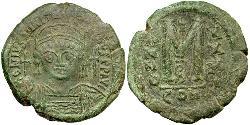  Follis Impero bizantino (330-1453) Bronzo Giustiniano I (482-565)