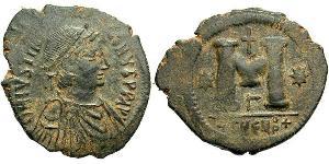  Follis Impero bizantino (330-1453) Bronzo Giustiniano I (482-565)