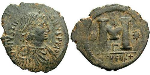  Follis Impero bizantino (330-1453) Bronzo Giustiniano I (482-565)