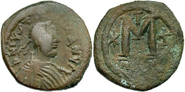  Follis Impero bizantino (330-1453) Bronzo Giustiniano I (482-565)