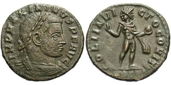  Follis Impero romano (27BC-395) Bronzo Massimino II (270 - 313)