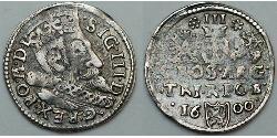  Grosh  Argent Sigismund III