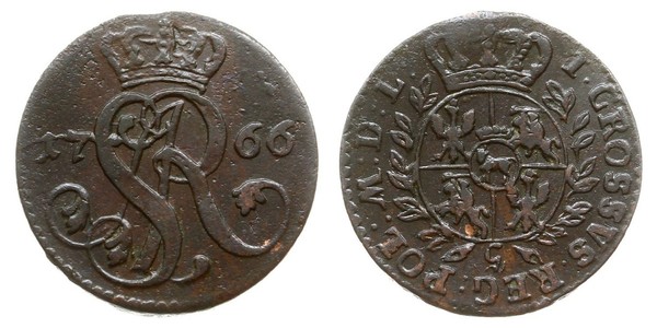  Grosh Polish-Lithuanian Commonwealth (1569-1795) Copper Stanisław August Poniatowski (1732 - 1798)