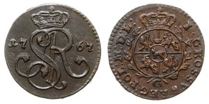  Grosh Polen-Litauen (1569-1795) Kupfer Stanislaus II. August Poniatowski (1732 - 1798)