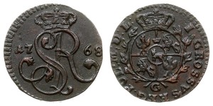  Grosh Polen-Litauen (1569-1795) Kupfer Stanislaus II. August Poniatowski (1732 - 1798)