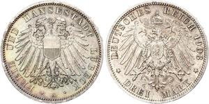  Grosh / 10 Pfennig Königreich Sachsen (1806 - 1918)  Friedrich August II. (Sachsen)