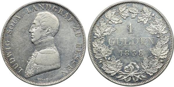  Gulden Stati federali della Germania Argento 