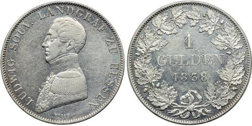  Gulden States of Germany Plata 