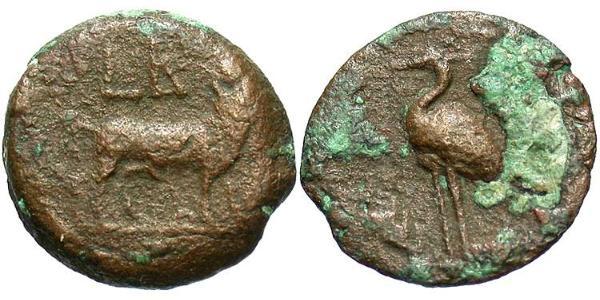  Hemiobol Roman Empire (27BC-395) Bronze Caligula (12-41)