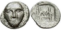  Hemiobol Ancient Greece (1100BC-330) 銀 