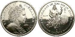  Krone Gibraltar  Isabel II (1926-2022)