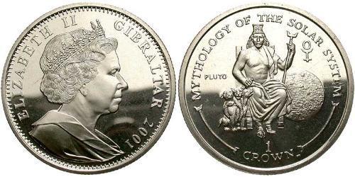  Krone Gibraltar  伊丽莎白二世 (1926-2022)