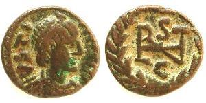  Minimus Imperio bizantino (330-1453) Bronce Justiniano I (482-565)