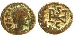  Minimus Impero bizantino (330-1453) Bronzo Giustiniano I (482-565)
