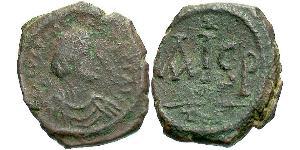  Nummus Imperio bizantino (330-1453) Bronce Justiniano I (482-565)