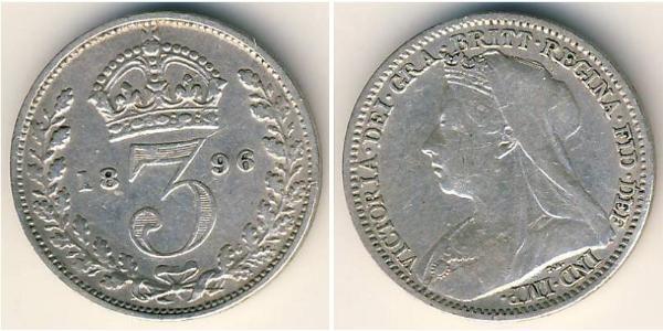  Penny Reino Unido de Gran Bretaña e Irlanda (1801-1922) Plata Victoria (1819 - 1901)