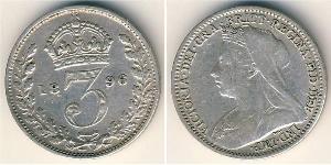  Penny 大不列颠及爱尔兰联合王国 (1801 - 1922) 銀 维多利亚 (英国君主)