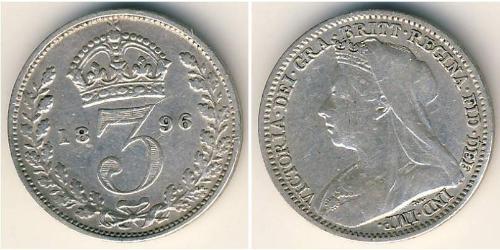  Penny 大不列颠及爱尔兰联合王国 (1801 - 1922) 銀 维多利亚 (英国君主)