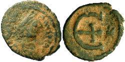  Pentanummium Byzantine Empire (330-1453) Bronze Justinian I (482-565)