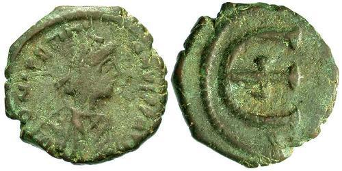  Pentanummium Byzantine Empire (330-1453) Bronze Justinian I (482-565)