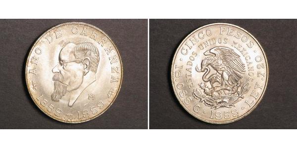  Peso Messico Argento 