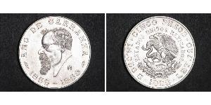  Peso Mexico Silver 