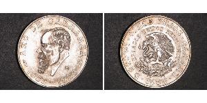  Peso Mexico Silver 