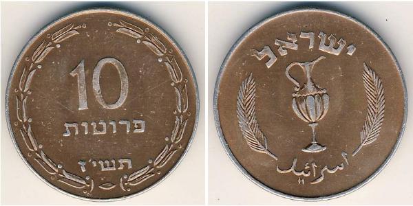  Pruta Israel (1948 - ) 铝/銅 