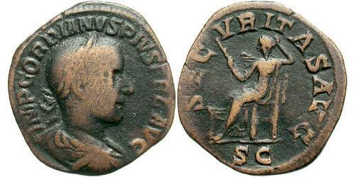  Sesterce Empire romain (27BC-395) Laiton Gordien III(225-244)